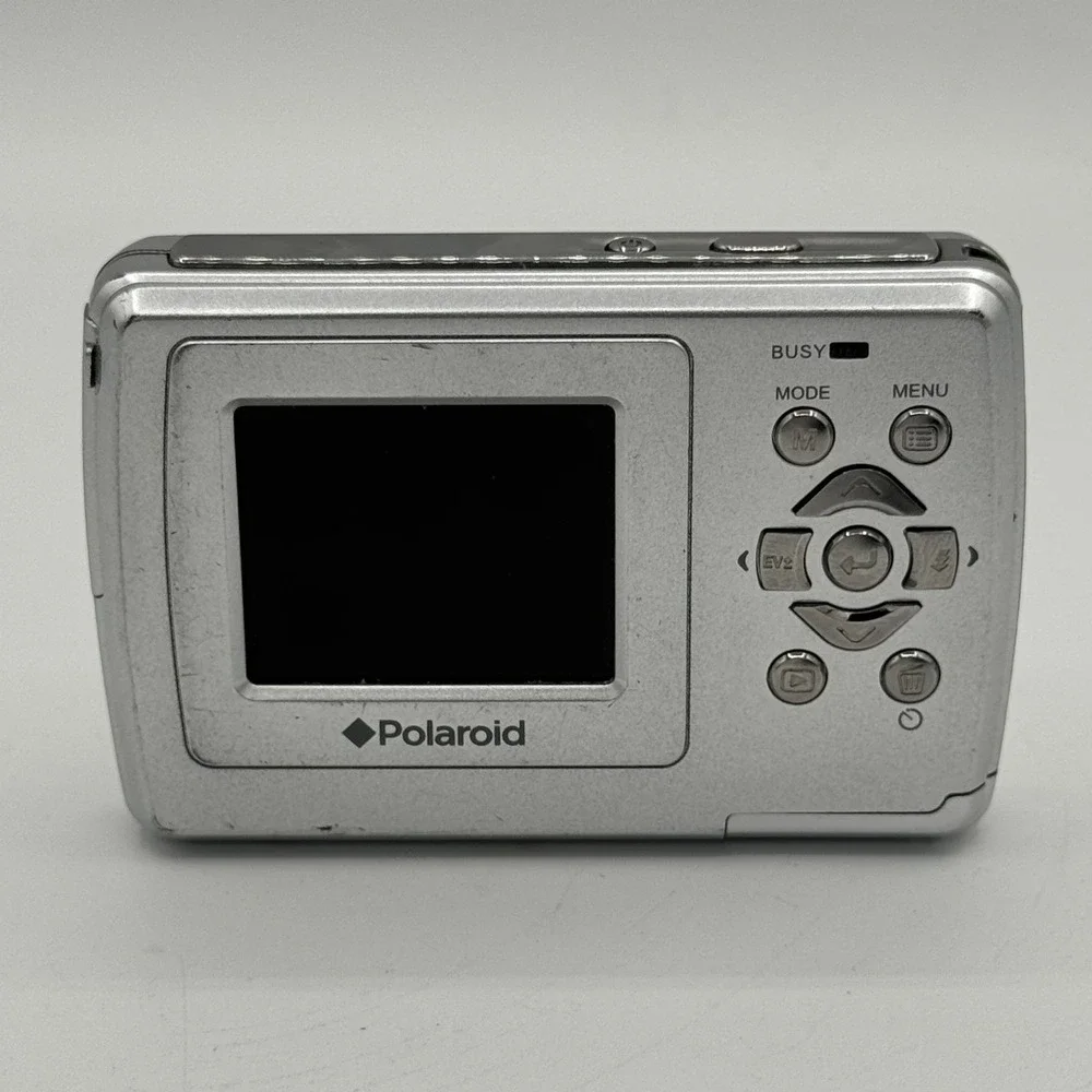 Polaroid a500 Digital Camera Silver 5.0MP Compact Point and Shoot with 16GB SD